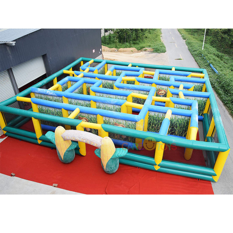 50x50ft inflatable cornfield maze