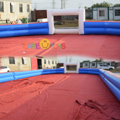 Giant inflatable football field