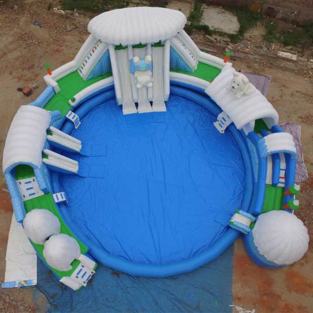 Polar Bear Inflatable pool water park