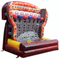 Connect 4 basketball toss inflatable game