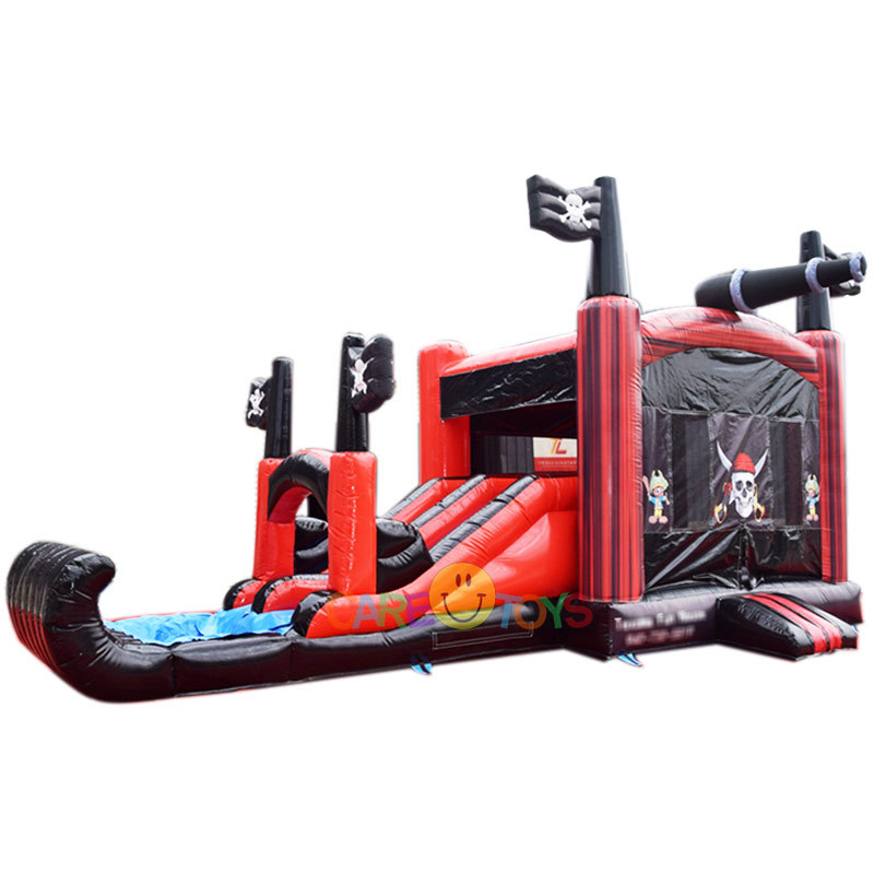 Pirate Theme Bouncer with water slide
