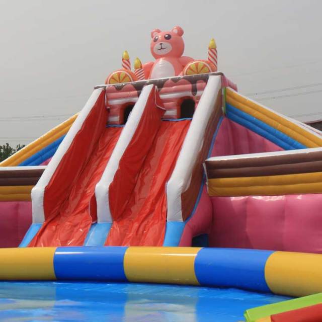 Lovely Candy Land Inflatable Waterpark