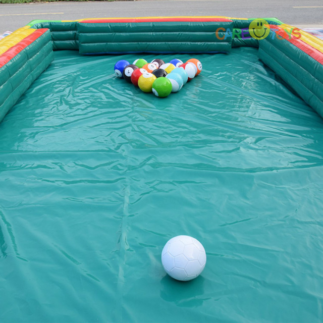 Human billard inflatable soccer snoker ball game
