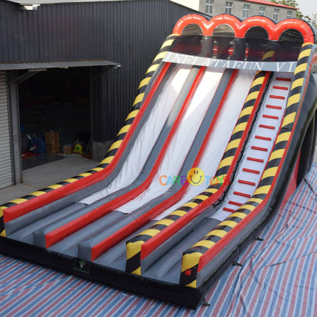 Giant Outdoor Three lane inflatable slide