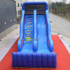 outdoor blue kids slide
