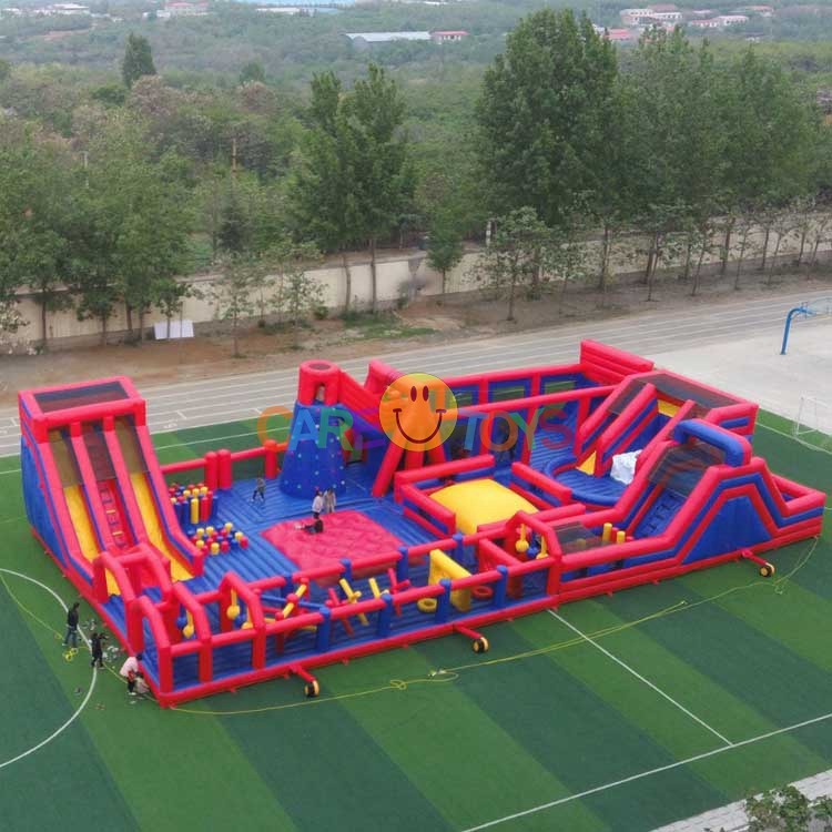 30x15m custom inflatable bounce park