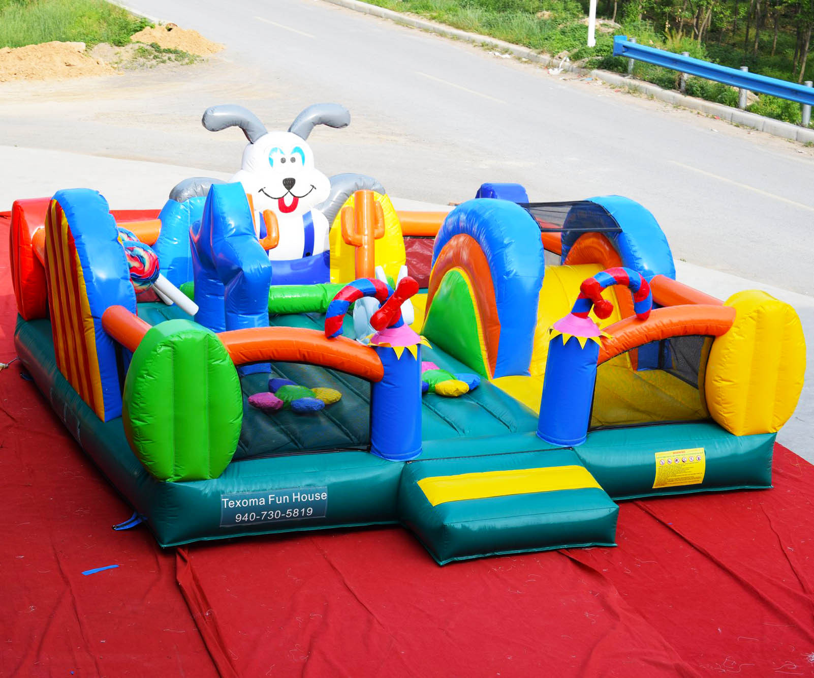 Rubbit Theme Inflatable Toddler Town