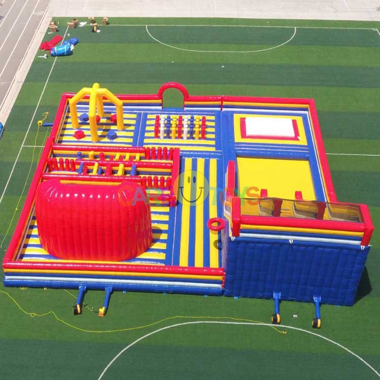 20x20m indoor inflatable trampoline park
