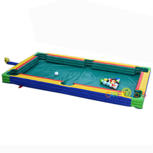 Human billard inflatable soccer snoker ball game