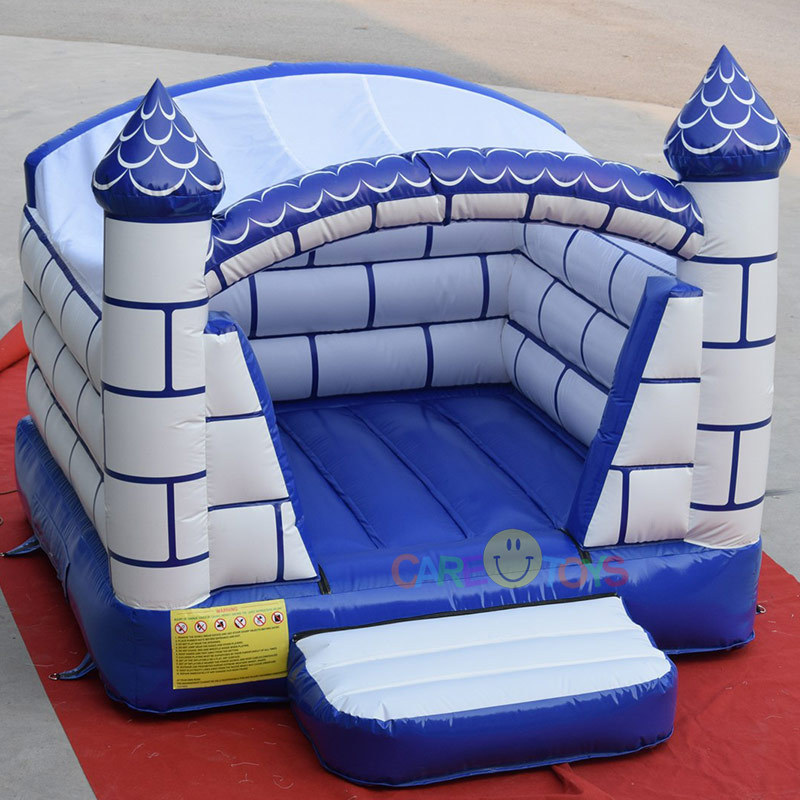blue mini kids bouncy castle