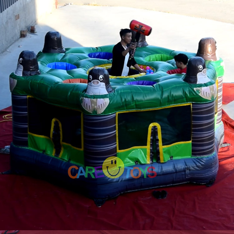 Inflatable whack a mole