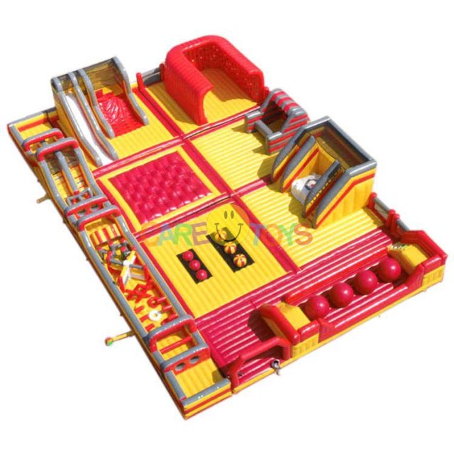 Giant 30x20m custom inflatable theme park