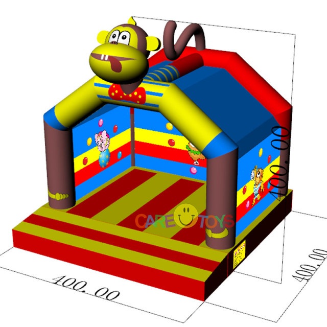 Monkey bouncy castle
