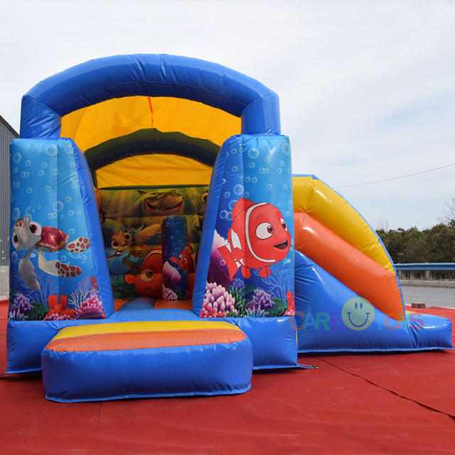 Clown Fish Bouncy castle with Slide