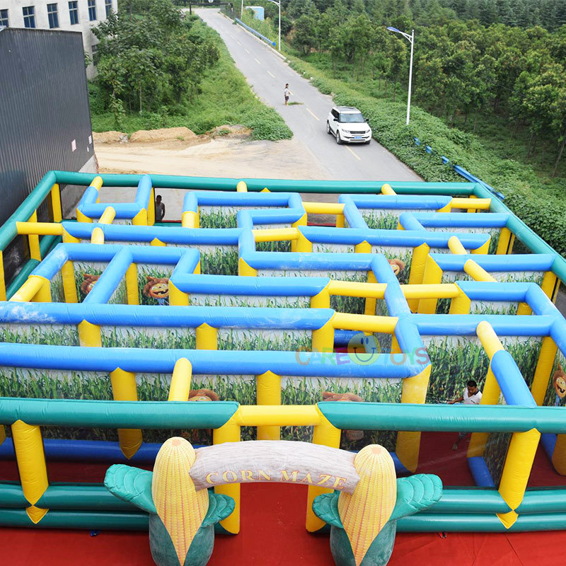 50x50ft inflatable cornfield maze