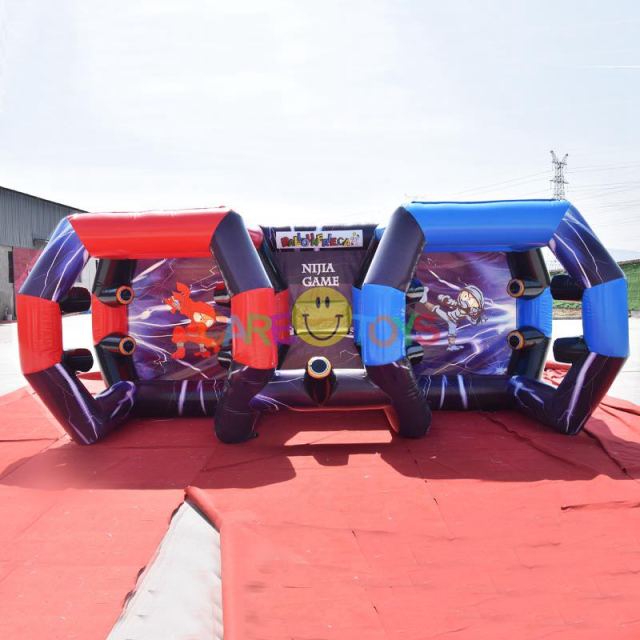 ninja theme inflatable IPS game