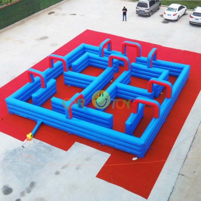inflatable water tag war maze