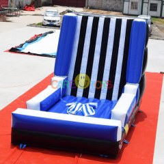 Blue/White Velcro Wall