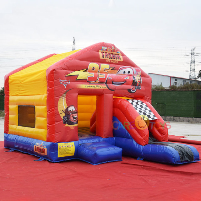 Cars bouncy castle