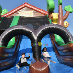 Giant Inflatable tree house slide
