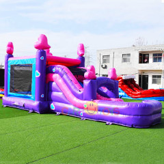 Unicorn Bounce house with slide