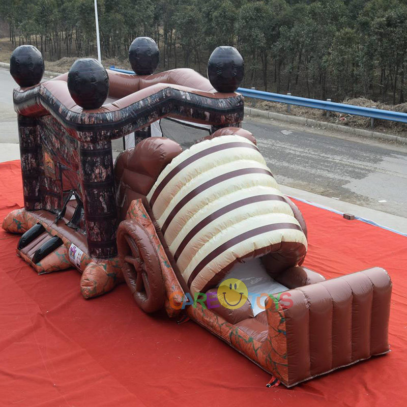 Stagecoach Bounce House with slide