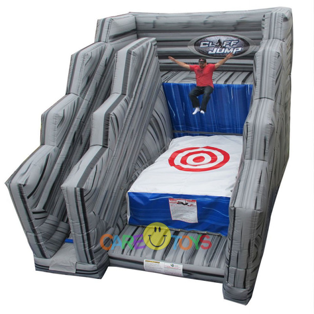 Gray Marble Rocky Inflatable cliff jump