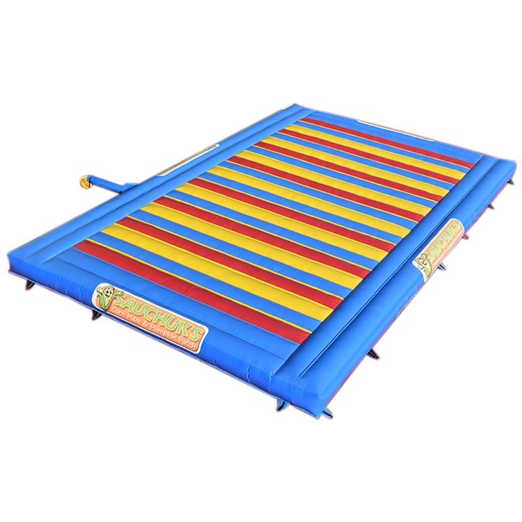 Custom inflatable jump pad