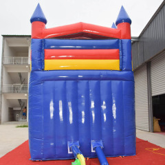 Classic castle theme inflatable slide