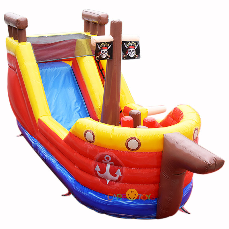 Pirate Ship inflatable slide for kids