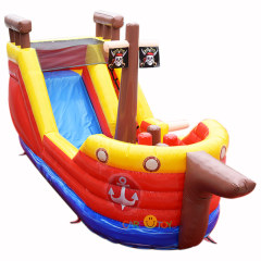 Pirate Ship inflatable slide for kids