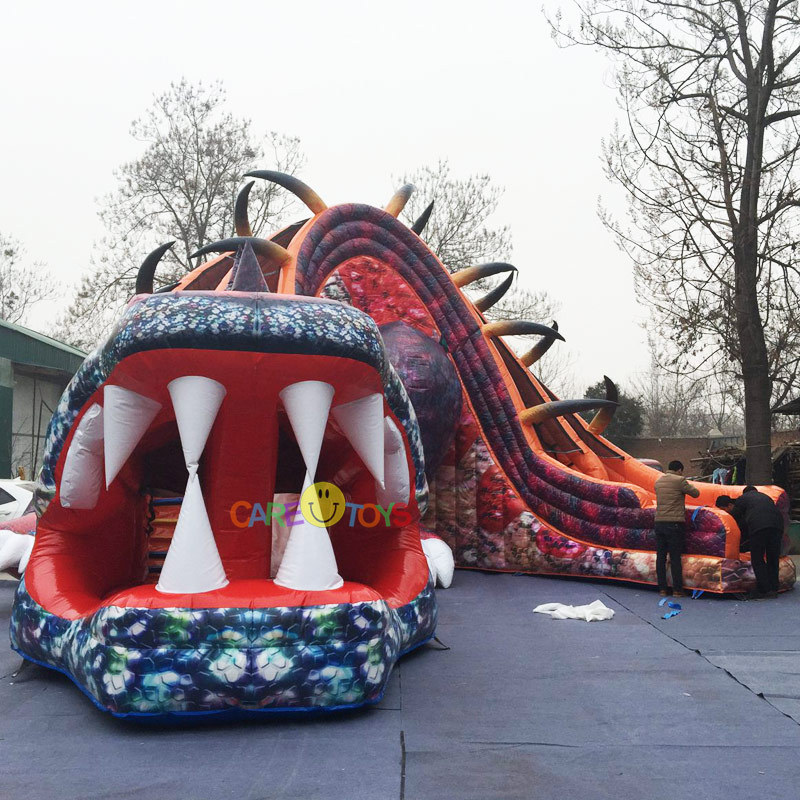 Lizard Dinosaur inflatable slide