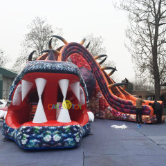 Lizard Dinosaur inflatable slide