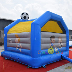 3D Football Bouncy castle