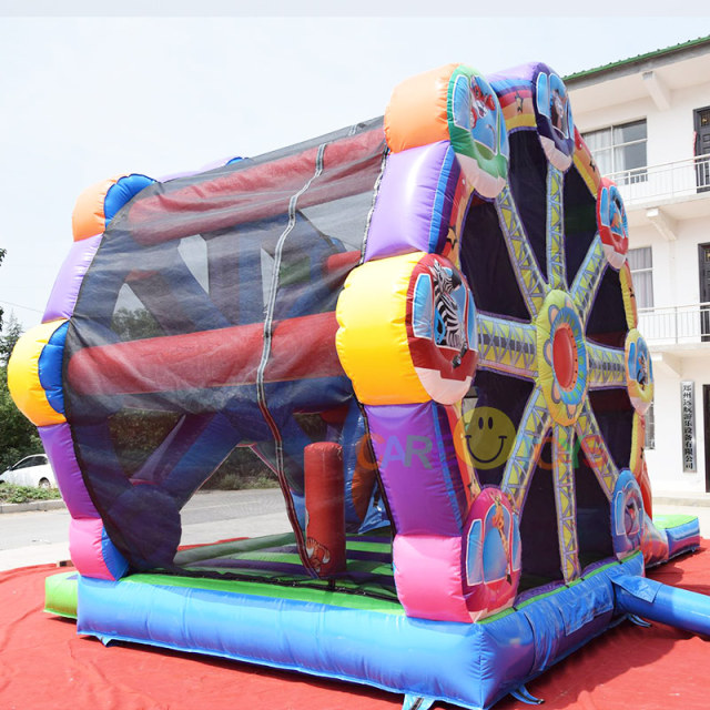Ferris Wheel Inflatable Bouncer with pool water slide