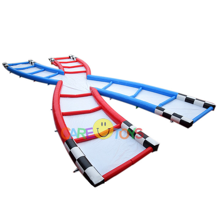 Inflatable zorb ball race track