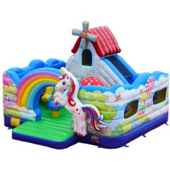 Unicorn Inflatable bounce house playland