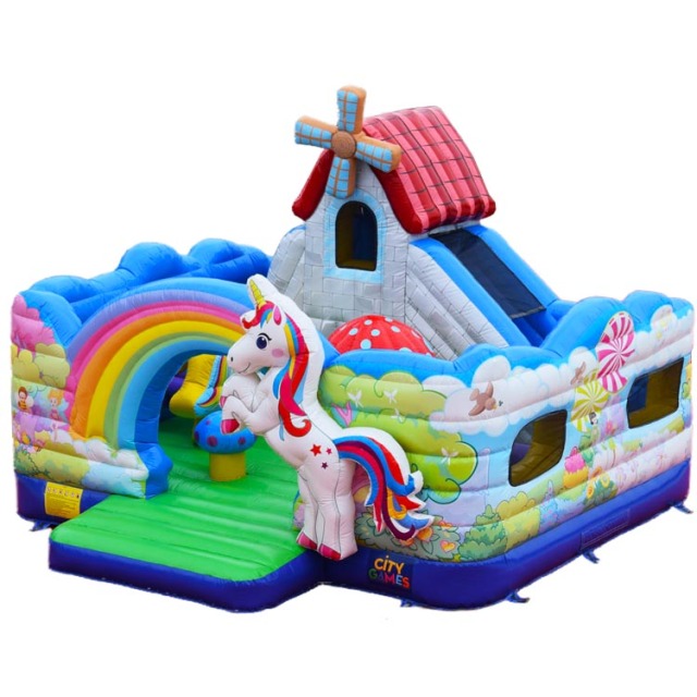 Unicorn Inflatable bounce house playland