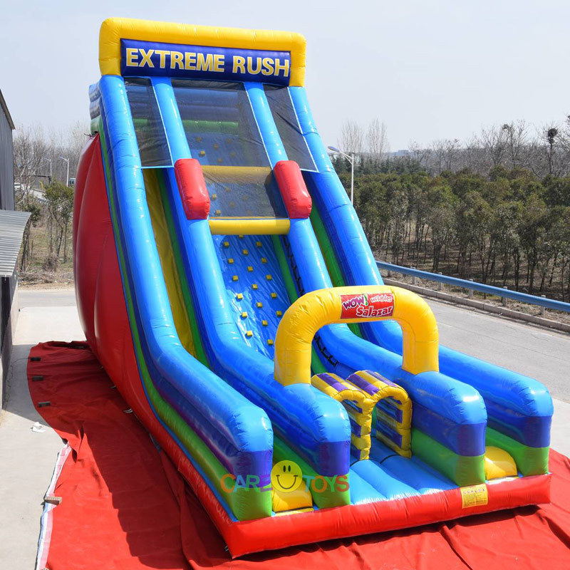 Extreme Vertical rush inflatable climbing slide