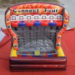 Connect 4 basketball toss inflatable game