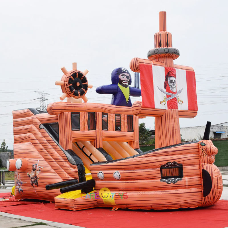 Giant Inflatable Pirate Ship slide