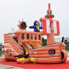 Giant Inflatable Pirate Ship slide