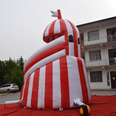 light tower inflatable slide