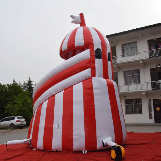 light tower inflatable slide