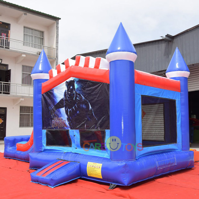 Panther Bounce Castle with slide