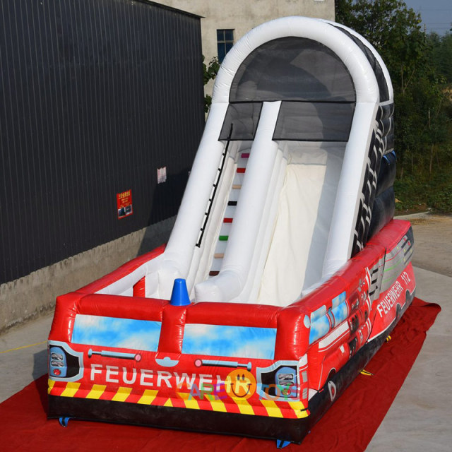 Smaller Fire Truck inflatable slide