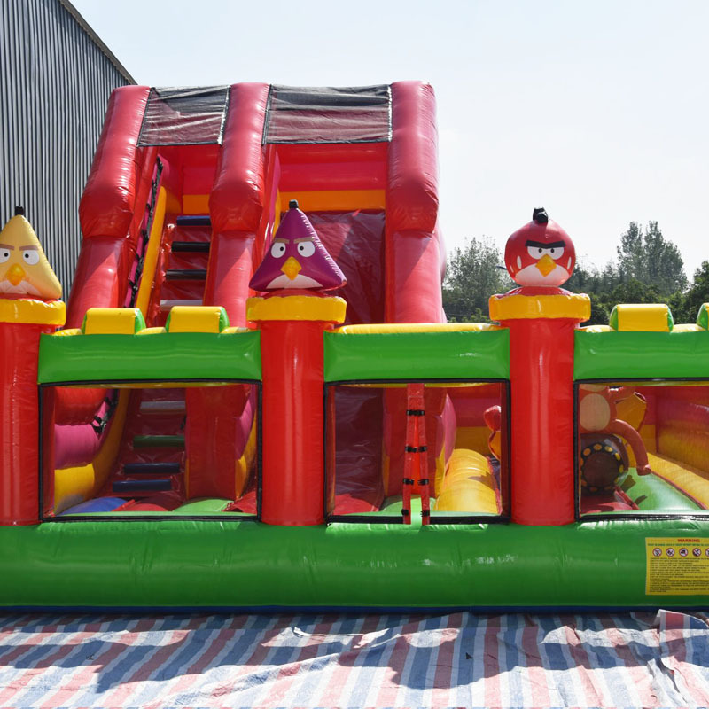 angry birds inflatable slide