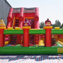 angry birds inflatable slide