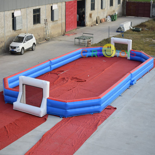 Giant inflatable football field