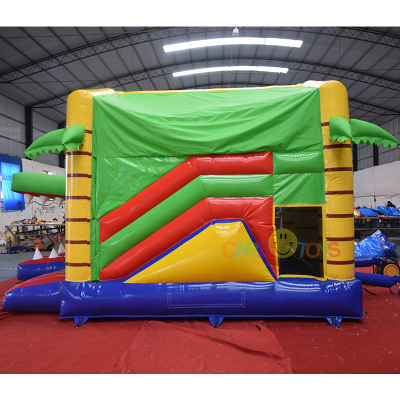 Jungle Crocodile Themed Bouncy Castle with Slide